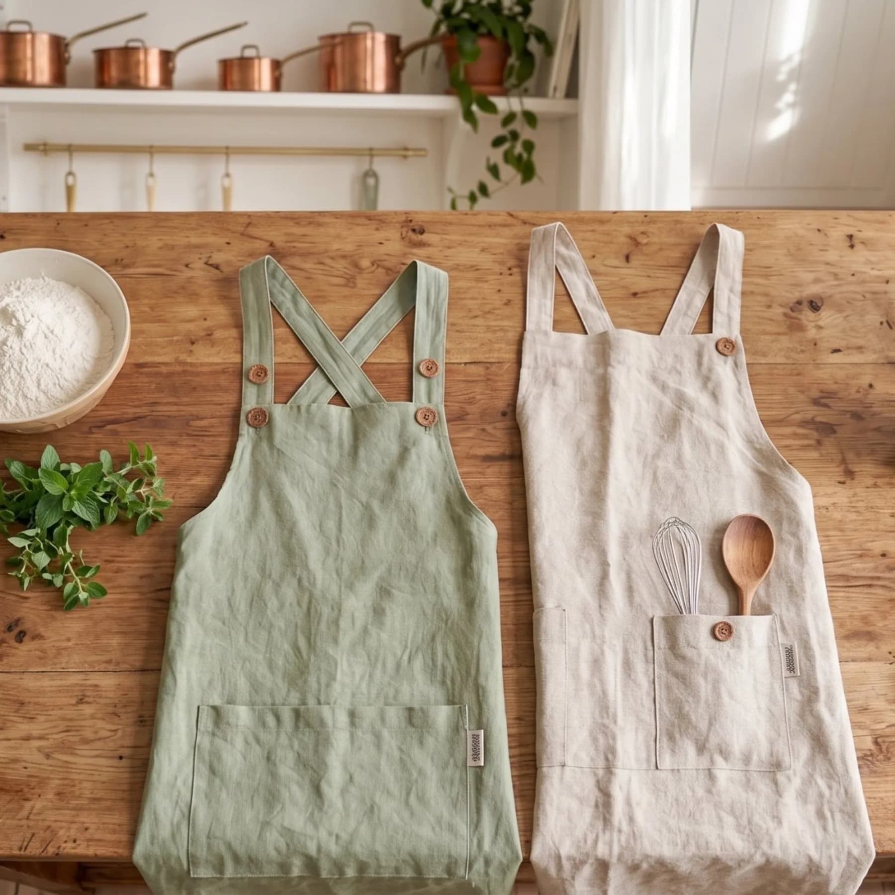 Sage & Sand Aprons