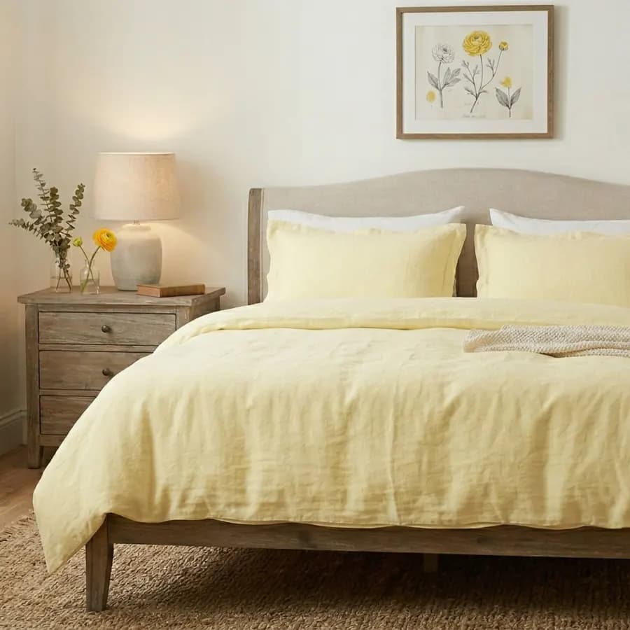 The Solar Solstice | Linen Duvet Set